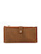 Leather Women's Wallet Classic Brown