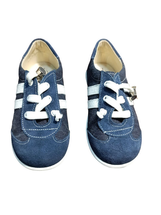Gorgino Βαπτιστικά Υφασμάτινα Sneakers Μπλε