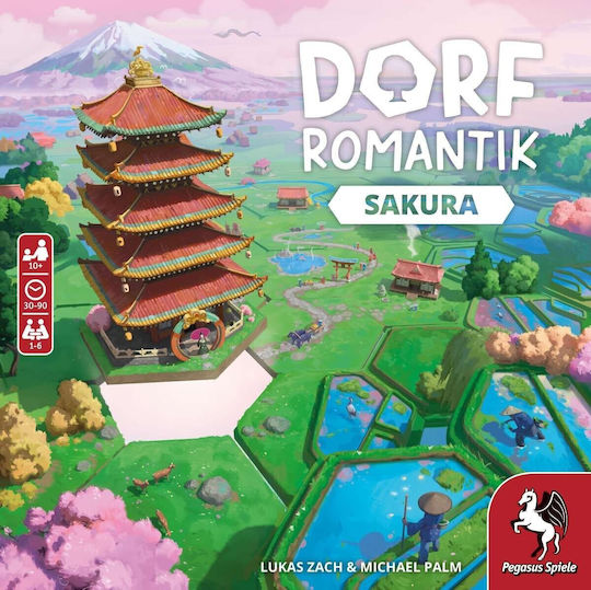 Επιτραπέζιο Παιχνίδι Dorfromantik Sakura για 1-6 Παίκτες 10+ Ετών (EN) Pegasus Spiele