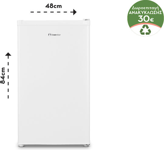 Inventor Mini Bar 81lt Υ84xΠ48xΒ50εκ. Λευκό MPC840WE