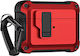 Hurtel Case Case Silicone with Hook in Red colo...
