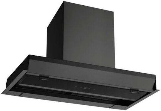 Morris Chimney Vent Hood 60cm Black