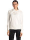 Damen Sweatshirt Kapuzen White