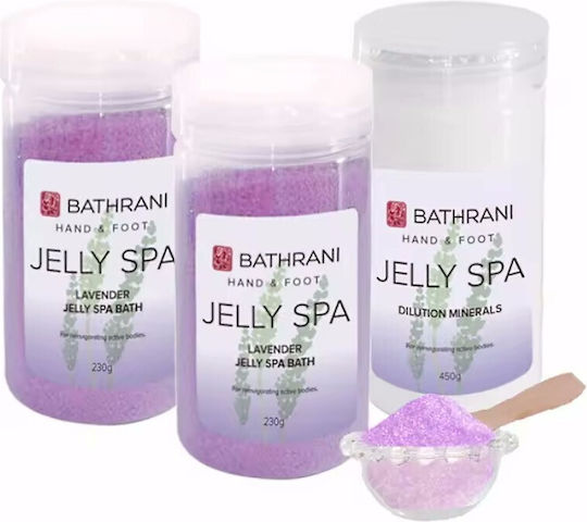 Bathrani Jelly Spa Σετ Περιποίησης για Καθαρισμό Σώματος 3τμχ