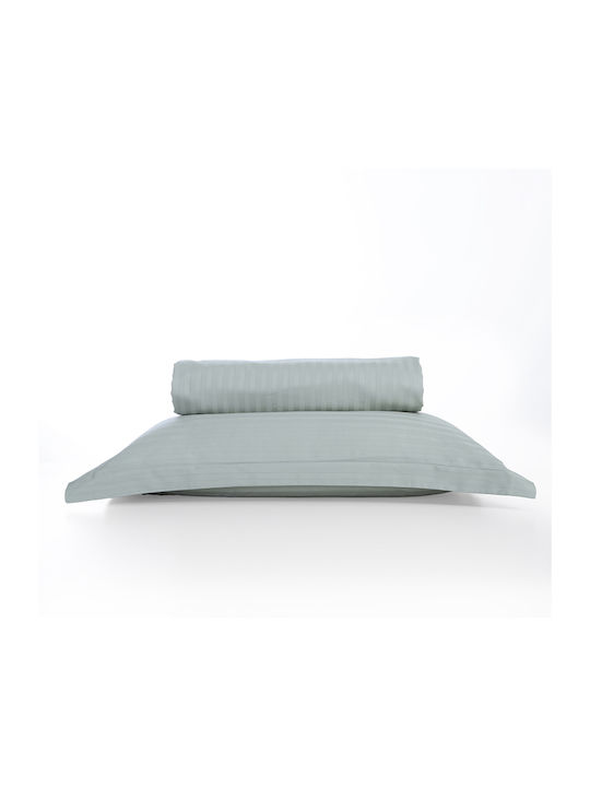 Nef-Nef Homeware Bettbezug-Set Baumwolle Übergröße mit 2 Kissenbezügen 240x220 Elements Mint