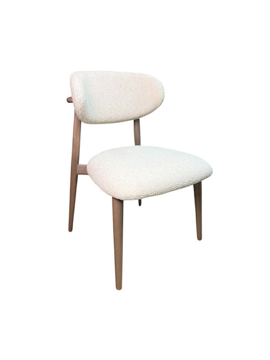 Chair Dining Room Clio 54x54x84cm White