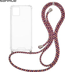 Sonique Rainbow Back Cover Σιλικόνης με Λουράκι...