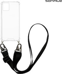 Sonique Strap Задна корица Силикон Черен (Moto ...
