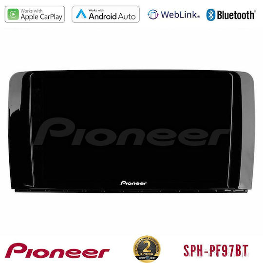 Pioneer Ηχοσύστημα Αυτοκινήτου για Mercedes-Benz R-Class 2006-2012 (Bluetooth/USB/WiFi/GPS/Apple-Carplay/Android-Auto) με Οθόνη Αφής 9"