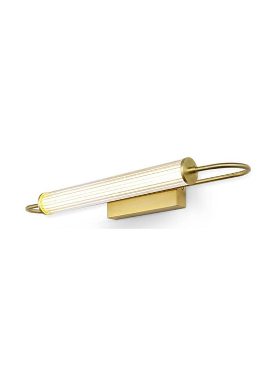 Panafan Leuchte Wand mit Integrierter LED und Neutralweißes Licht Gold 60x19x6cm