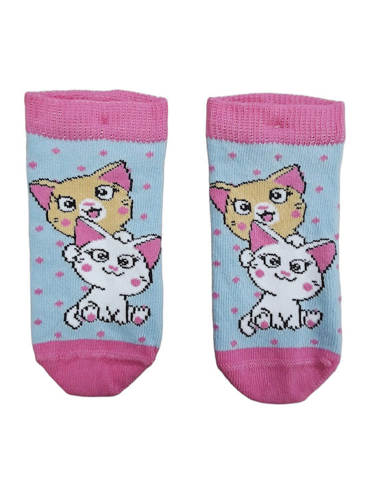 Domina Детски къси чорапи Blue, Pink