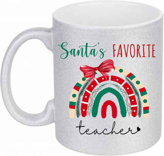 Christmas Mug Teacher Ceramic
