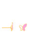 Butterfly Earrings Gold Gold One Size 16477