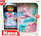 Zita Toys Σετ με Μωρό Κούκλα Τραγουδαει
