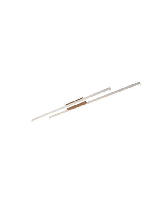 Trio Lighting Πλαφονιέρα Οροφής Γκρι με Ενσωματ...