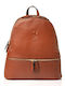 Leder Damentasche Rucksack Tabac Braun