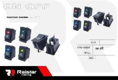 Διακόπτης Φώτων Ομίχλης Οχημάτων On Off R-f13601-24-1u 180927