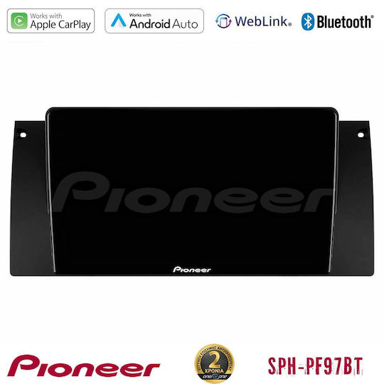 Pioneer Sistem Audio Auto pentru BMW E39 / X5 (E53) Land Rover Range Rover 2002 2005 (Bluetooth/USB/WiFi/GPS/Apple-Carplay/Android-Auto) cu Ecran Tactil 9"