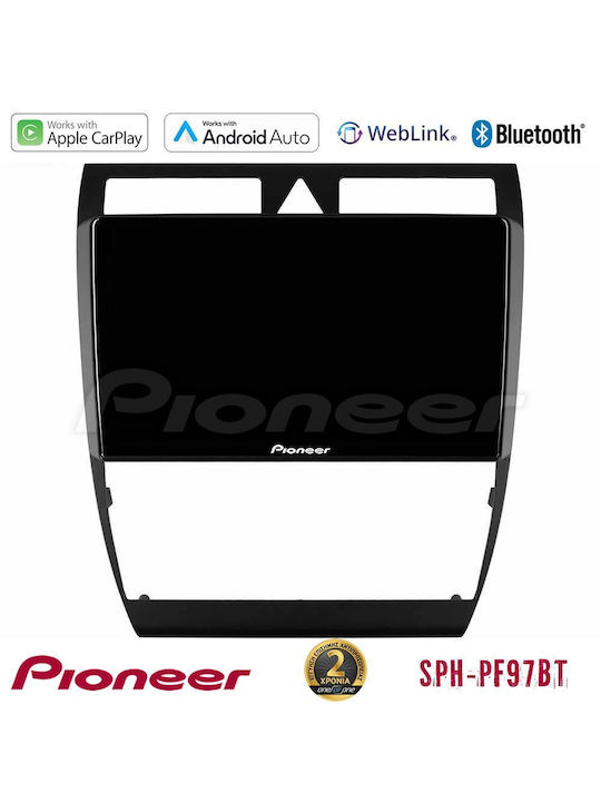 Pioneer Auto-Audiosystem für Citroen C5 Audi A6 1997-2004 (Bluetooth/USB/WiFi/GPS/Apple-Carplay/Android-Auto) mit Touchscreen 9"