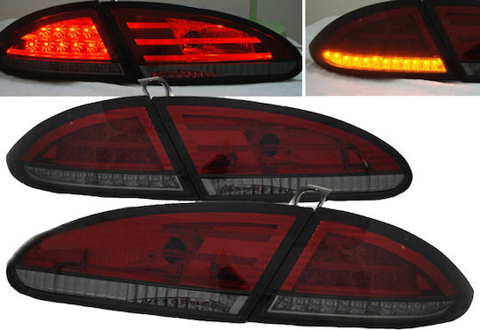 Πισινά Φανάρια Set Seat Leon 1p 05-09 Led Κόκκινο Φιμέ Sonar