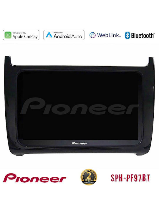 Pioneer Ηχοσύστημα Αυτοκινήτου για Volkswagen Polo 2009 – 2014 (Bluetooth/USB/WiFi/GPS/Apple-Carplay/Android-Auto) με Οθόνη Αφής 9"