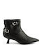 Women's Ankle Boots with Medium Heel Black