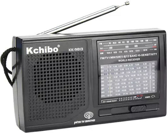 KK9813 Mini Radio Battery Black