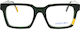 Tipi Diversi Herren Acetat Brillengestell Grüner Tipi Diversi TD644903