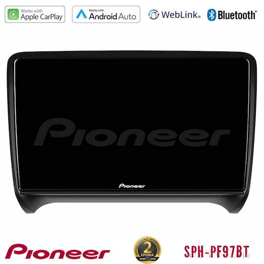 Pioneer Ηχοσύστημα Αυτοκινήτου για Audi TT 2006-2013 (Bluetooth/USB/WiFi/GPS/Apple-Carplay/Android-Auto) με Οθόνη Αφής 9"