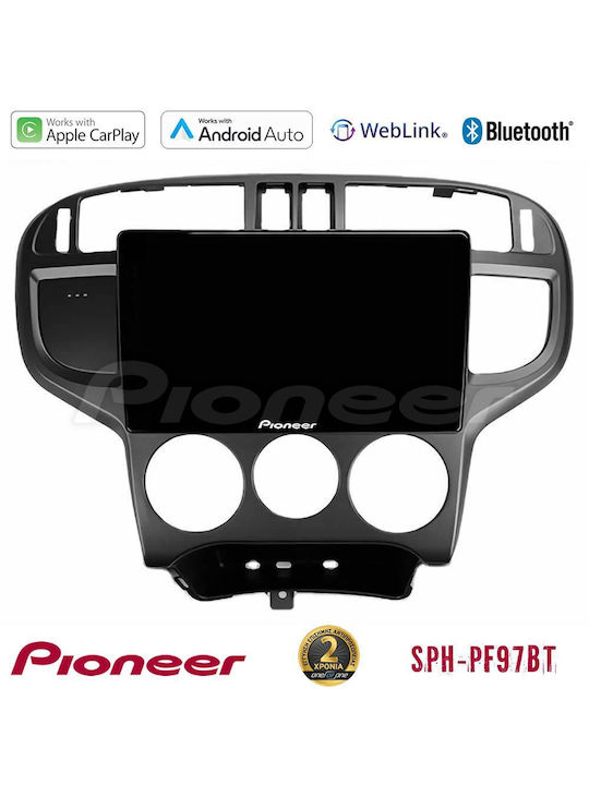 Pioneer Sistem Audio Auto pentru Hyundai Matrice 2001-2010 (Bluetooth/USB/WiFi/GPS/Apple-Carplay/Android-Auto) cu Ecran Tactil 9"