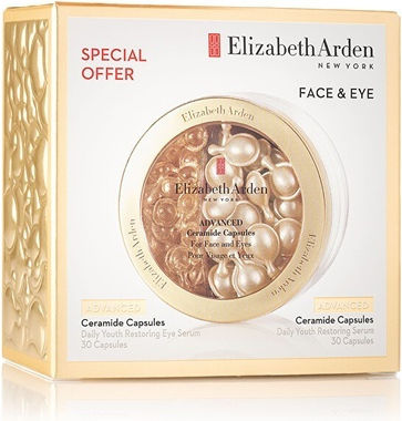 Elizabeth Arden Advanced Ceramide Capsules Hautpflegeset für Anti-Aging Augenserum & Gesichtsserum 60Stück