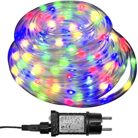 Φωτοσωλήνας 200 Λαμπάκια 220V RGB με Προγράμματα 20m IP44