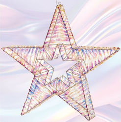 TnS Crăciunesc Decorativ Stea Plastic 3x3x60buc 1buc TnS Crăciunesc Decorativ Stea Plastic 3x3x60buc 1buc