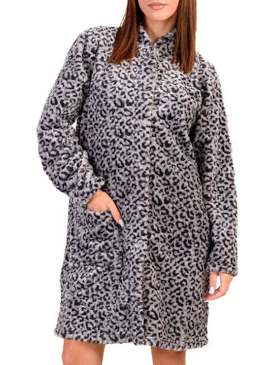 Koyote Χειμερινή Γυναικεία Fleece Ρόμπα