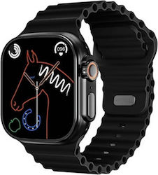 Awei H37 49mm Smartwatch με Παλμογράφο (Μαύρο)