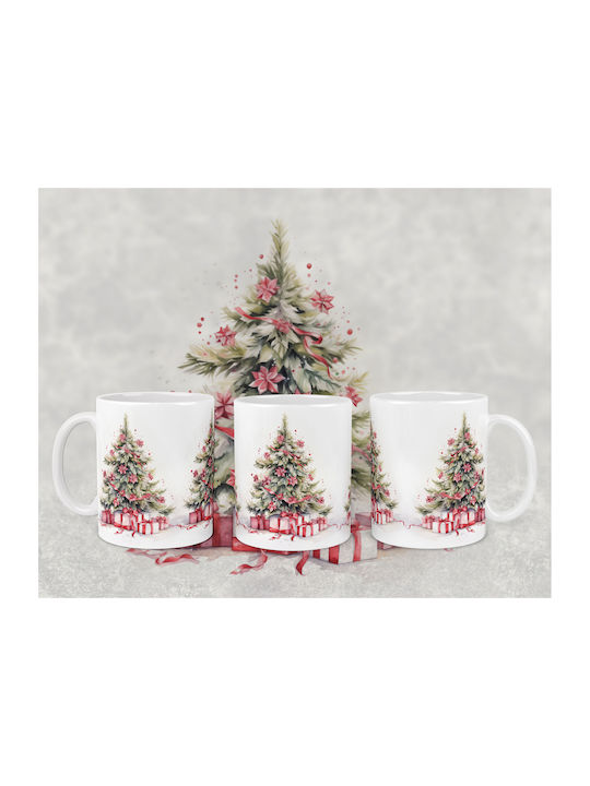 Christmas Mug Ceramic White