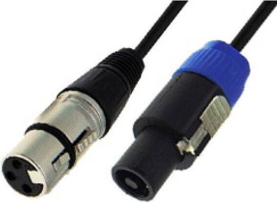Speaker Cable Speakon male - XLR female 5m (01.037.0357) 1pcs