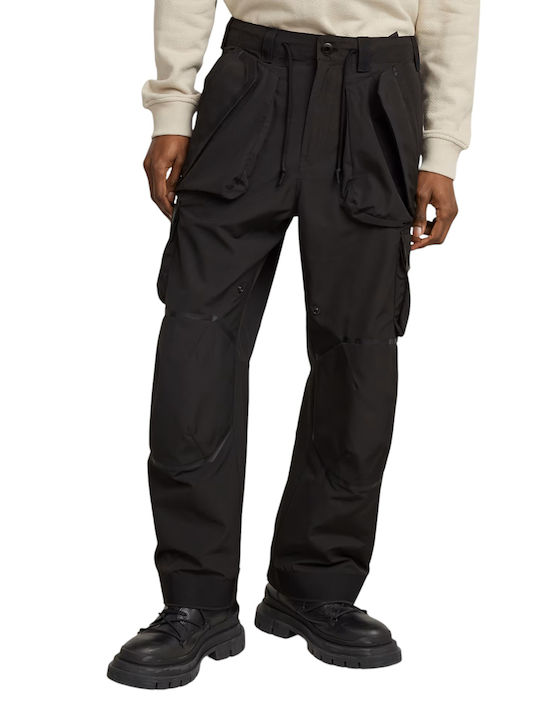 3d Παντελόνι Cargo σε Relaxed Εφαρμογή Black