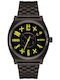 Nixon Time Teller Men's Watch 37mm Battery With Black Metal Bracelet