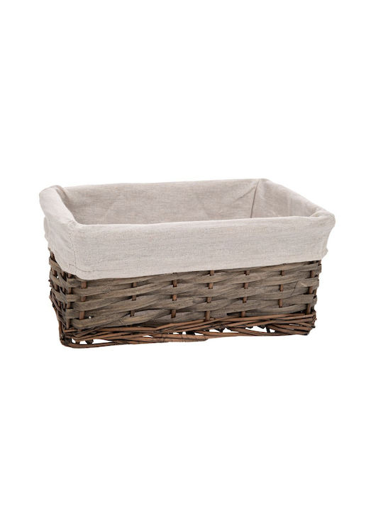 Iliadis Decorative Basket Wicker Gray 30x20x13cm