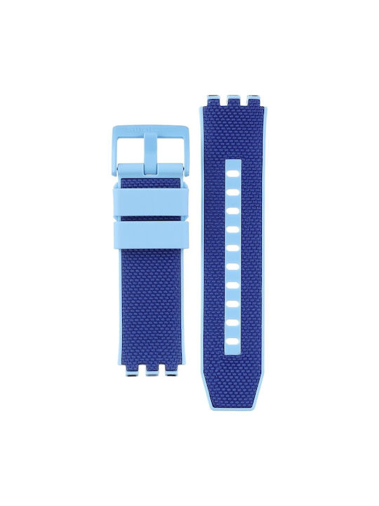 Swatch Fabric Strap Blue 19mm