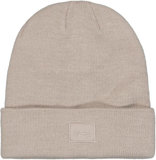Beanie Unisex Căciulă Tricotat în culoarea Bej