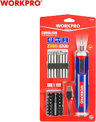 WorkPro WP460005 Κατσαβίδι 3.6V 1x1.5Ah