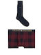 Men's Boxer Blue-burgundy
