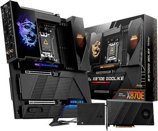 MSI MEG X870E GODLIKE Wi-Fi Motherboard Extended ATX with AMD AM5 Socket