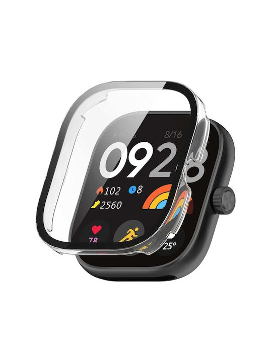 Techsuit Defense360 Pro Plastikhülle mit Glas in Transparent Farbe für Xiaomi Redmi Watch 4
