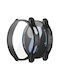 Techsuit Defense360 Pro Πλαστική Θήκη με Τζαμάκι σε Μαύρο χρώμα για Samsung Galaxy Watch7 (44mm)
