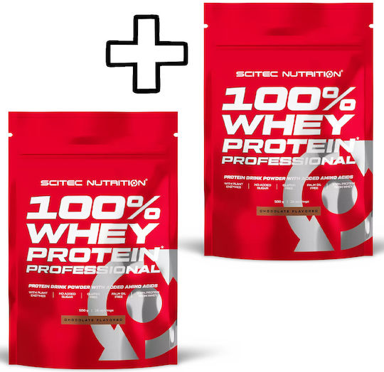 Scitec Nutrition 100% Whey Protein Professional 500g Strawberry & Scitec Nutrition 100% Whey Protein Professional 500g Pistachio White Chocolate Custom Bundle