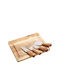 Kitchen Craft Сервираща платка за сирена Дърво 20x25.5x3.5бр 5бр