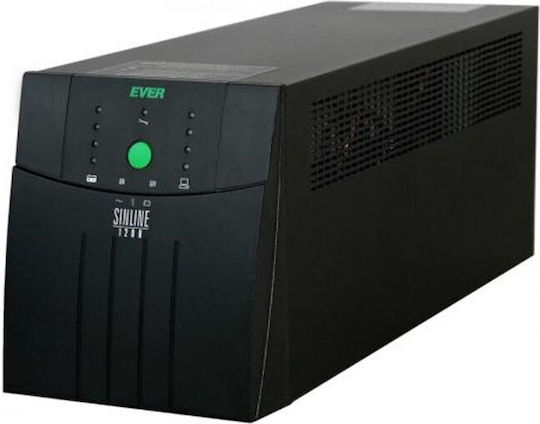 Ever NETLINE RT 1000 USV 1000VA 900W mit 8 IEC Steckdosen